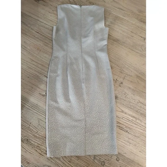 Dolce & Gabbana Silver Jacquard Dress Rare 1990s – Size 44 - Picture 6 of 16